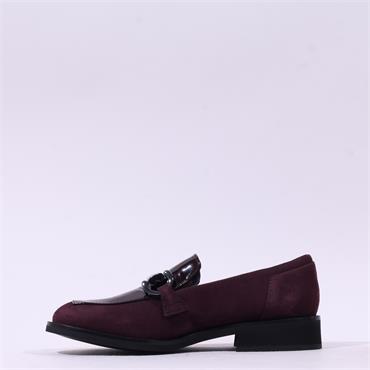 Marco Moreo Maura Link Loafer - Burgundy Combi